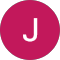 A pink circle with the letter j on it